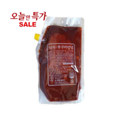 [푸른식품] 낙지 쭈꾸미 볶음 양념 소스 2kg 업소용 해물 오징어 낙곱새 매콤 양념장, 5개