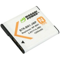 Wasabi 파워 배터리 for 소니 NP-BN1 (Compatible with Cyber-Shot DSC-QX10, 상세내용참조