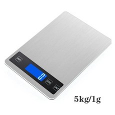 전자 계량 밀크 티 샵 특수 주방 저울 가정용 음식 베이킹 소형 그램 고정밀 0 1g 배터리 모델, 5KG-1G, 1) 5KG-1G