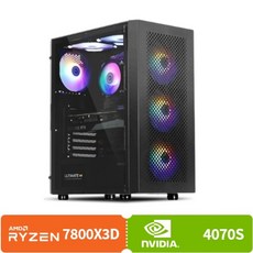 [컴퓨존] 조립 PC 아이웍스7-7041 (7800X3D/32GB RAM/4070S/1TB NVMe SSD), 32GB - 7800x