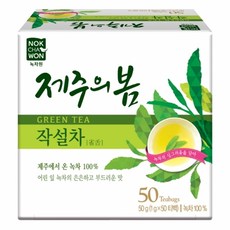 [녹차원 ]제주의봄작설차 50티백 x 2팩, 단품, 1개