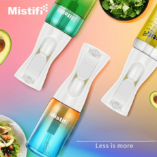 미스티피 Mistifi 오일 스프레이 공병 식용유 분무기, FS600 플라스틱 병 새 버전 200mL, 1개