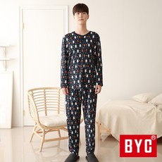 URA9923-5 BYC 남자 피치기모 스판 홈웨어 잠옷 세트