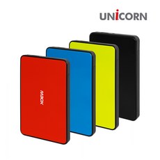 유니콘 HC-5000S 블랙 USB3.0 2.5HDD 외장하드케이스 SSD 외장케이스