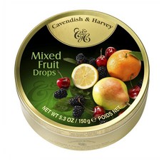 Cavendish & Harvey 카벤디시 믹스 후르츠 캔디 150g X 3, 1팩