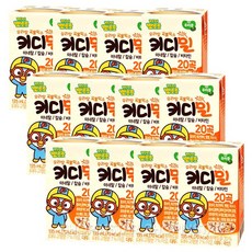 뽀로로 키디밀 성장 밸런스 음료 135ml, 12개, 두유