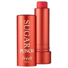 Fresh 슈가 펀치 립 트리트먼트 자외선 차단 SPF15 NIB 0.15oz4.3g, Punch, 1개, 4.3g