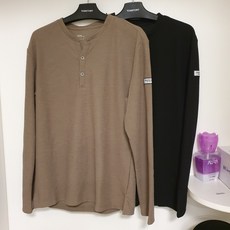 톰스토리 봄 간절기 루즈핏 헨리넥 긴팔 이가격 지금 구입 적기 갖춰 입은 듯한 느낌 좋은 티셔츠##뉴코아아울렛 울산점