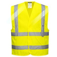 Portwest Vega Hi-Vis LED Vest Reflective Safety Work Construction Security Waist coatANSI 2, One Color_LXL, One Color_LXL
