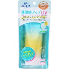 로토 제약 SKIN AQUA 스킨 아쿠아 톤업 UV 에센스 민트그린 80g [선크림 얼굴·바디용], 단일, 1개