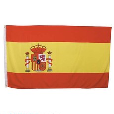 스페인 SPAIN 국기 FLAG 유럽 깃발 세계 만국기 깃발, 1개