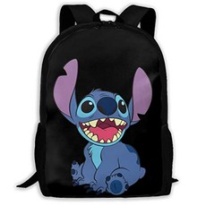스티치 사랑 배낭 여행 학교 노트북 배낭 청소년 성인에 적합한 대학생을위한 배낭 (Stitch Smiley), Stitch Smiley, Stitch Smiley