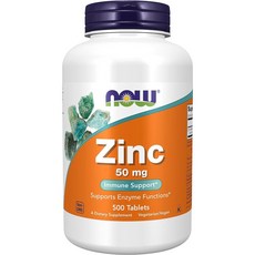 나우푸드 아연 Zinc 50mg, 500정, 1개