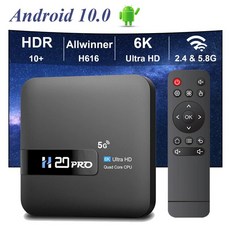 미디어박스 안드로이드 4K 박스 2.4 16GB 미디어 5G 10.0 TV 플레이어 플레, Eu플러그_01=16G, 5.Eu 플러그 - 16G, 없음 - 잘컴미디어박스