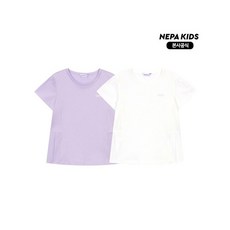 (백화점 상품) 네파키즈 믹스 티셔츠 KK45320 726686, GREYISH LAVENDER(N06), 120
