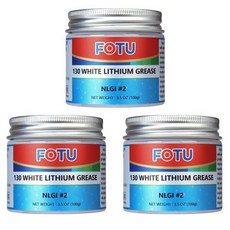 FOTU 화이트 리튬 그리스해상 그리스 재봉틀 오일 차고 도어 그리스에 탁월한 윤활유 스프레이보다 내구성이 뛰어납니다3.5온스 3팩, 3.5 Oz, 3-Pack, 3개