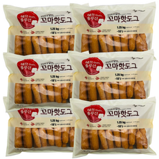 시제이 쉐프솔루션 꼬마핫도그 1.25kg x6개, 6개