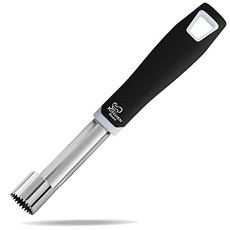 NMT Apple Corer-스테인리스 스틸-부드러운 고무 손잡이가있는 상업용 등급 금속-무료 전자 책-코어 링을위한 고급 주방기 - P0997019DRCB3O5, 기본