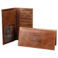 Carolina Sewn/MCM Brands 남성용 Tennessee Volunteers Vols UT 가죽 비서 포켓 지갑