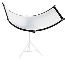 반사판 인물사진 스튜디오 화보 곡면 대형 촬영용, 1개, 대형U자형60x180cm+2m라이트스탠드