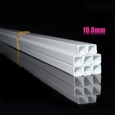 10mm 건축 빌딩 모델 사각 튜브 ABS 플라스틱 파이프 50cm length 10mm Arch