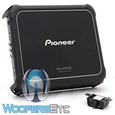 Pioneer GM Series 2 000-Watt 5-Channel Class D Amp Pioneer GM 시리즈 2 000W 5 채널 클래스 D 앰프, 상세 설명 참조0