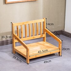 상석 바닥의자 앉는의자 좌식의자 일본식 침상 없는 침대, C01-어셈블, T01-원색 하이팩의자 손잡이가 달리는