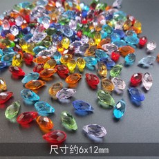 핸드메이드 제작 숏 부품 헤어액세서리 재료 가방 숲 유리 산주 펜던트