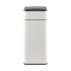 엘페코 살균탈취 냄새차단 스마트 자동 센서 휴지통 30L 대용량, 화이트
