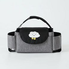 만화 유모차 정리함 기저귀 가방 기저귀 가방 캐리지 버기 유모차 카트 바구니 후크 액세서리, 1), 1개