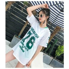 스플릿 쓰리피스 수영복 세트 만화 프린트 커버업 스포츠 복서 반바지 탱크탑 메쉬 저지 햇빛 차단 비치, XL 165-175cm 52-60kg