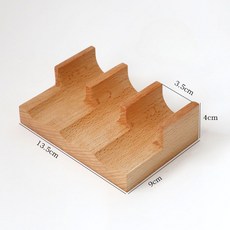 김마끼 꽂이 말이 일본식 트레이 초밥 플레이트 성게 횟집 나무 홀더 일식 그릇, E. 롱 버전 3구, 1개