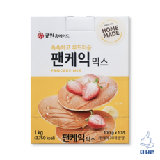 큐원 팬케익믹스, 100g, 10개