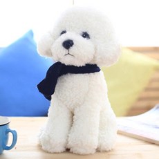 [쎈딜] 귀여운 비숑 인형 강아지 푸들 봉제인형 아이선물 6종, 4, 33cm