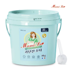 맘스럽 과탄산소다 버킷 8kg 스푼포함 초대용량 프리미엄 1등급원료 산소계표백제, 1개