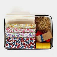 DIY KIT 허브향솔솔 현미로즈마리 눈찜질팩 만들기 커버분리형 핫팩 냉온찜질