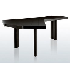 비정형 원목 카시나 벤타글리오 511 디자이너 식탁 책상 쇼룸 매장 테이블, 통나무색