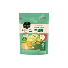 비비고 CJ 우리아이 한입 백김치 270g, 3개