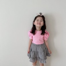 키즈체크스커트