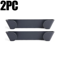 뚜껑 랙 커버 주방 거치대 천 냄비 팬 수건 정리함 벽걸이 보관 플라스틱, Single-2pcs, 2개