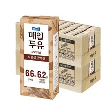 매일유업 매일두유 식이섬유, 190ml...