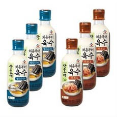 CJ 산들애 육수 2종 각3개씩 525gx6 요리수/가공식품, 단일상품