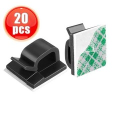 자동차 대시 카메라용 케이블 클립 보드 정리함 전화 충전기 코드 거치대 관리자 USB 라인 패스너, 03 black4, 1개