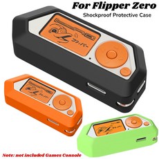 LOVE MEI Soft Silicone Protective Case Cover for Flipper Zero Black, 1개, 3.Orange