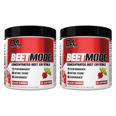 EVLUTIONNUTRITION 비트모드 블랙 체리 맛, 2개, 195g