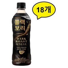 하이트진로 블랙보리 다크로스트 음료, 520ml, 18개