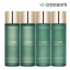  김정문알로에 큐어 수딩 토너 2개 에멀젼 2개 단품 