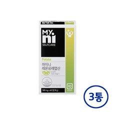 일동제약 마이니 엽산 임산부 천연 엽산제 임신 준비 초기 영양제 산모 아내 축하 선물 철분 권장량 복용시기 효능 여성 호르몬 음식 folate 남자 남성 추천, 3set, 60정 2달분