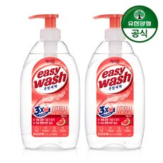 해피홈 이지워시 주방세제 자몽소다 (용기), 2개, 720ml
