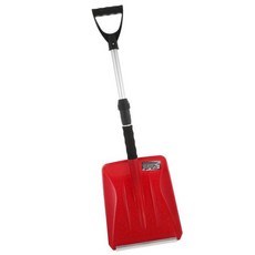 다기능 스노우 제빙 차량 알루미늄 합금 손잡이 플라스틱 개폐식 얼음 모래, 1.Red, 1. Red
